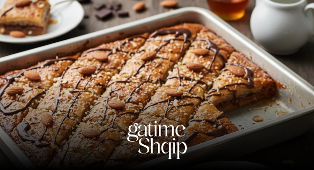 Bakllava me Bajame dhe Çokollatë – Recetë e Shijshme dhe Elegante