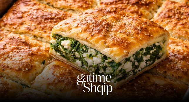 Byrek me Spinaq dhe Djathë – Recetë Tradicionale nga Brumërat