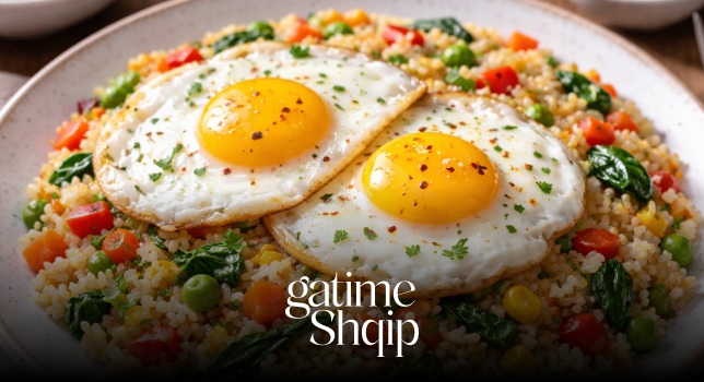 Oriz me Vezë dhe Perime