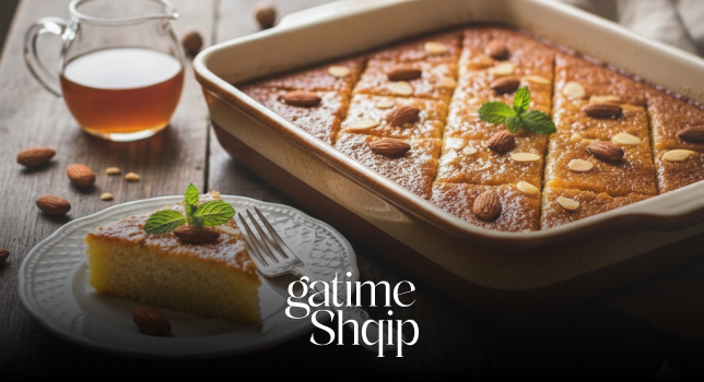 Revani Tradicional Shqiptar – Recetë e Butë dhe e Shijshme.