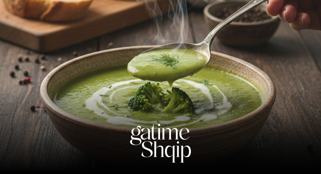Supë Kremë me Brokoli – Recetë e Shëndetshme dhe e Shpejtë