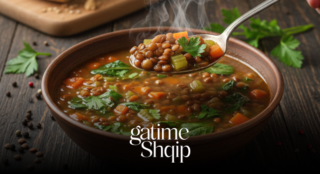 Supë me Lente dhe Perime – Recetë e Ushqyeshme dhe e Ngrohtë